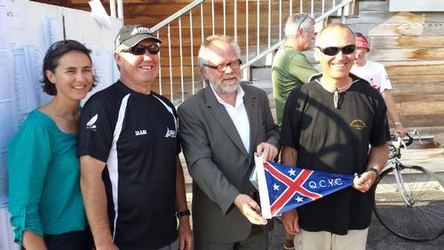 Burgee presentation - Final Day of the French 420 Nationals © Rob Burn